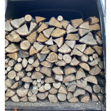Дрова сухі-рубані чурки метрові Вишеньки