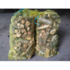 Дробленная ветка в мешках, дрова твердых пород Крушинка